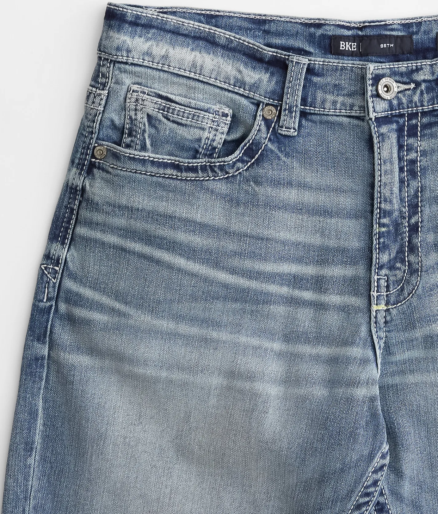 Sale Jeans|Bottoms | BKE Seth Straight Stretch Jean Texon