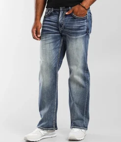 Sale Jeans|Bottoms | BKE Seth Straight Stretch Jean Santa Cruz
