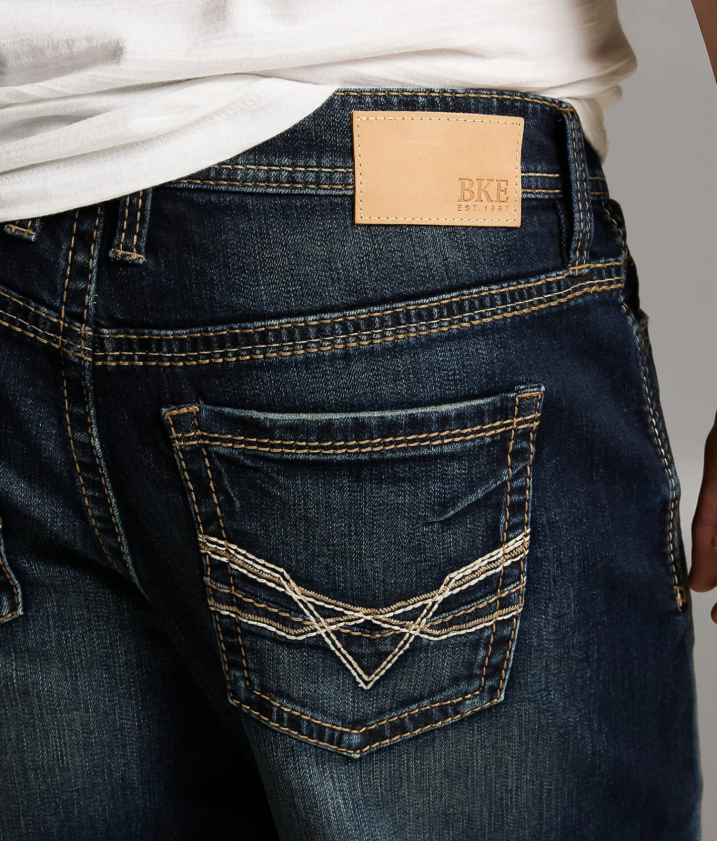 BKE Seth Straight Stretch Jean Prythian Discount