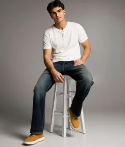 BKE Seth Straight Stretch Jean Prythian Discount