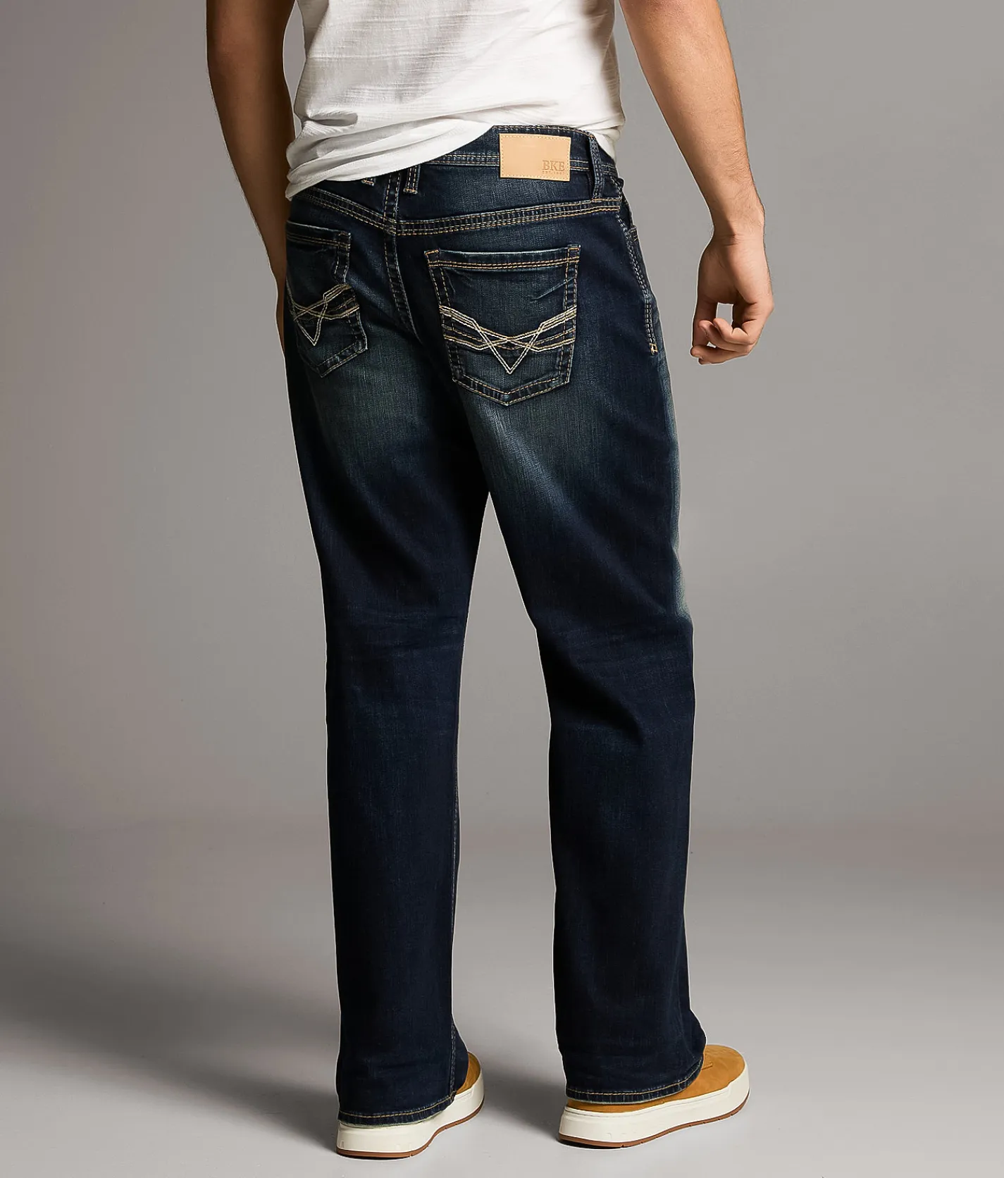 BKE Seth Straight Stretch Jean Prythian Discount