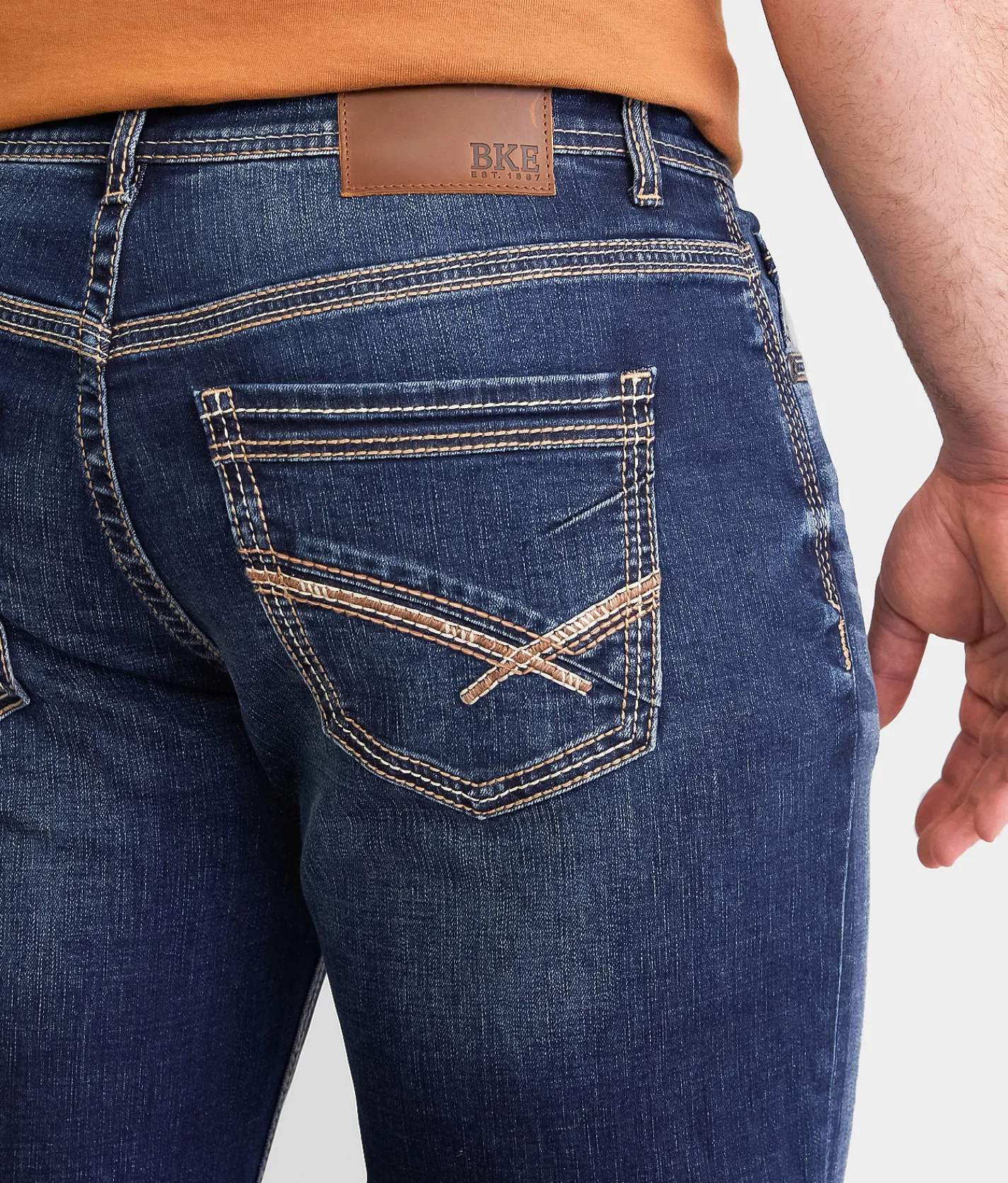 BKE Seth Straight Stretch Jean Franc New