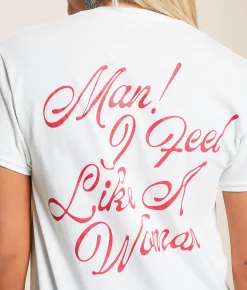 Tops | Bravado Shania Twain Feel Like A Woman Band T-Shirt White