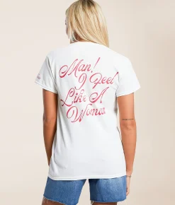 Tops | Bravado Shania Twain Feel Like A Woman Band T-Shirt White