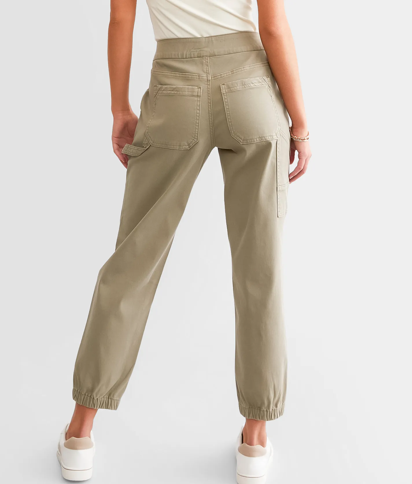 Buckle Black Shaping & Smoothing Carpenter Jogger Pale Olive Best