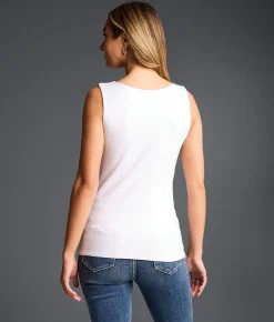 Buckle Black Shaping & Smoothing Tank Top White Online