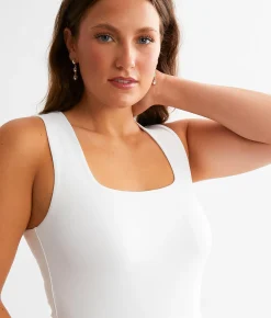 Buckle Black Shaping & Smoothing Tank Top White Online