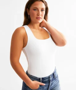 Buckle Black Shaping & Smoothing Tank Top White Online