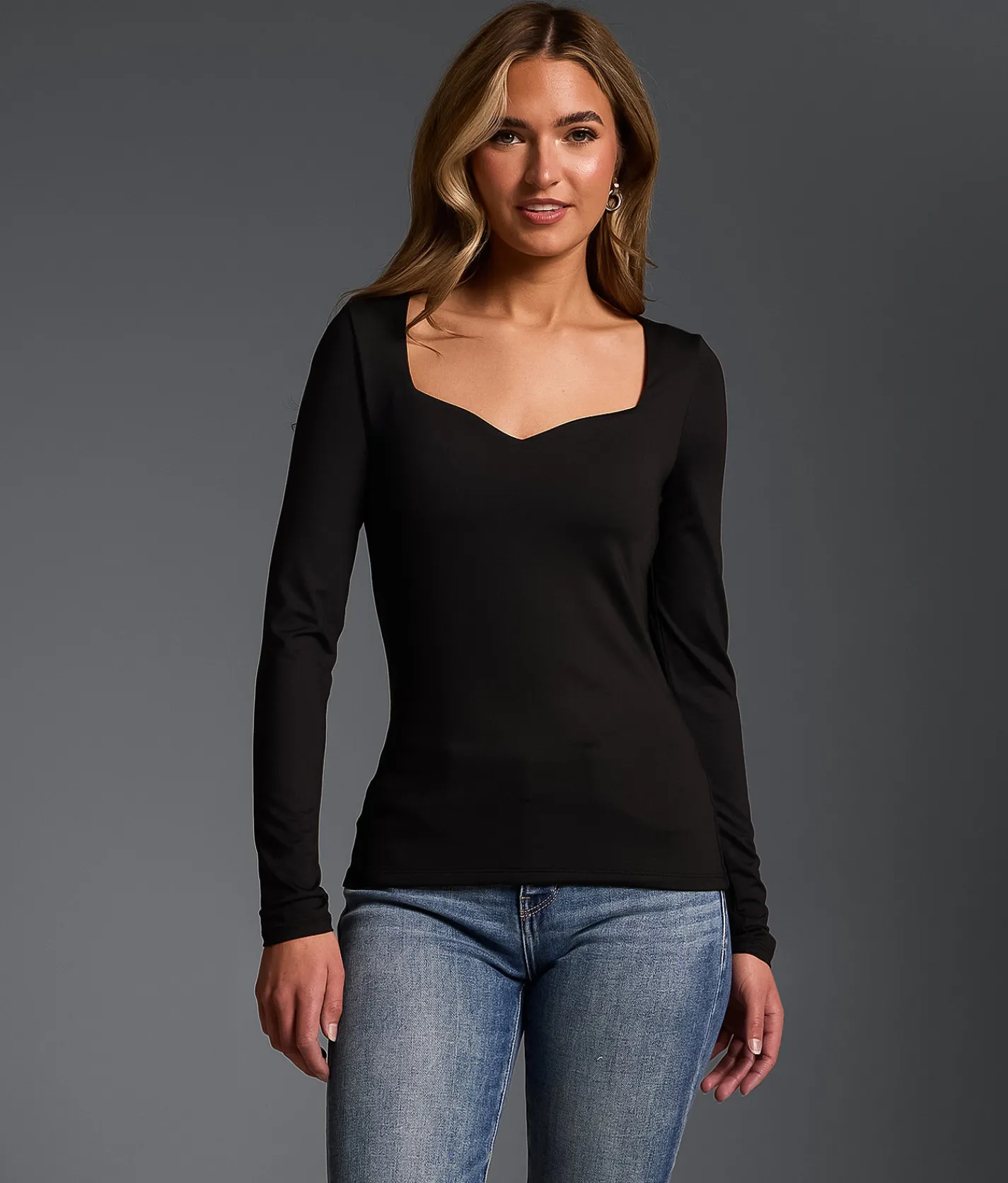 Tops | Buckle Black Shaping & Smoothing Top Black