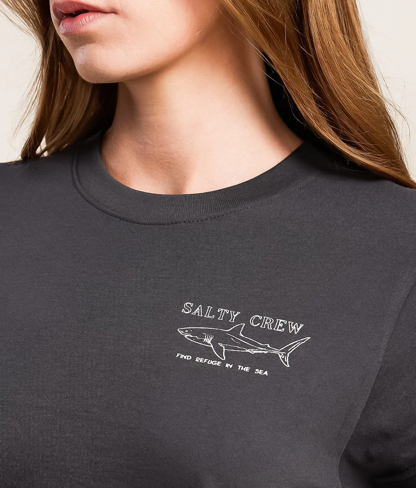 Tops | Salty Crew Shark Anatomy T-Shirt Charcoal