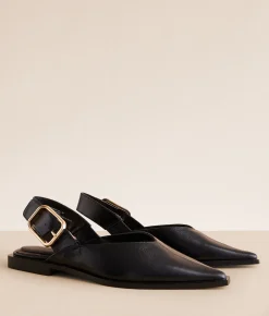 Steve Madden Shay Leather Shoe Black Leather Clearance