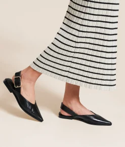 Steve Madden Shay Leather Shoe Black Leather Clearance