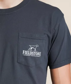 Graphic T-Shirts | Fieldstone Shed Hunt Lab T-Shirt Pepper