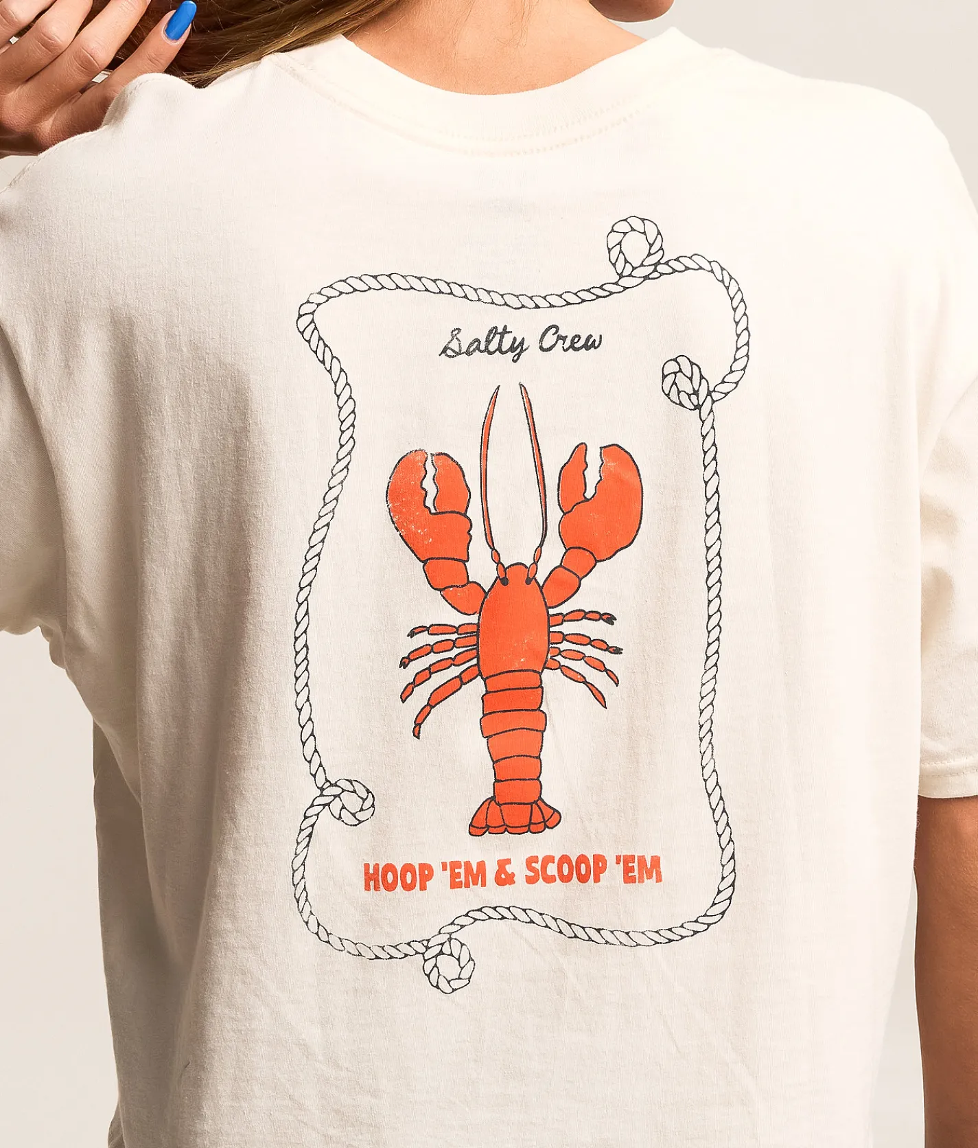 Tops | Salty Crew Shellbrate Skimmer T-Shirt Off White