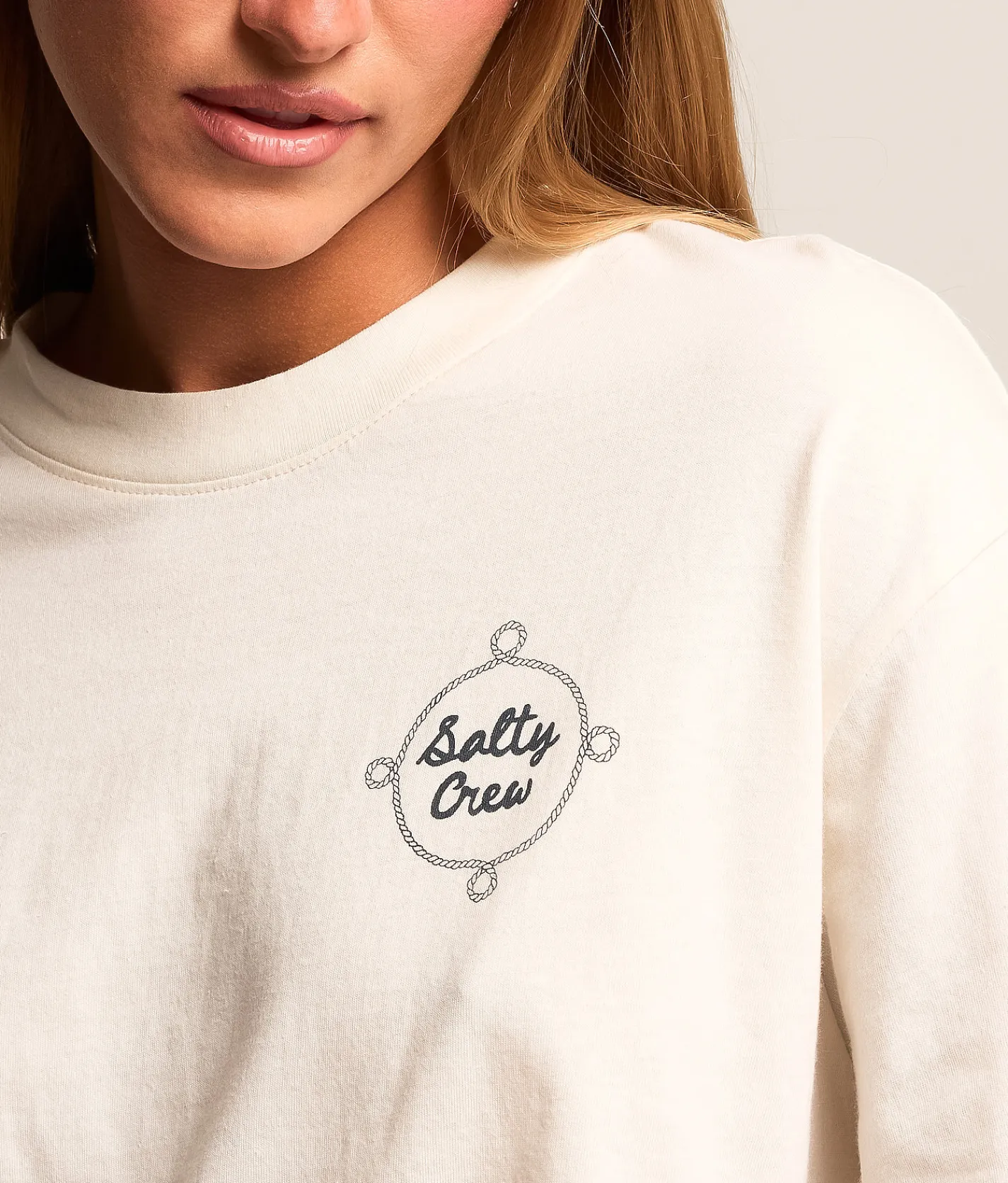 Tops | Salty Crew Shellbrate Skimmer T-Shirt Off White