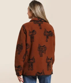 Wrangler® Sherpa Quarter Zip Pullover Black Outlet