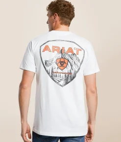 Ariat Shield Of Our Lands T-Shirt White Best