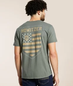 Howitzer Shield T-Shirt Balsam Green Outlet