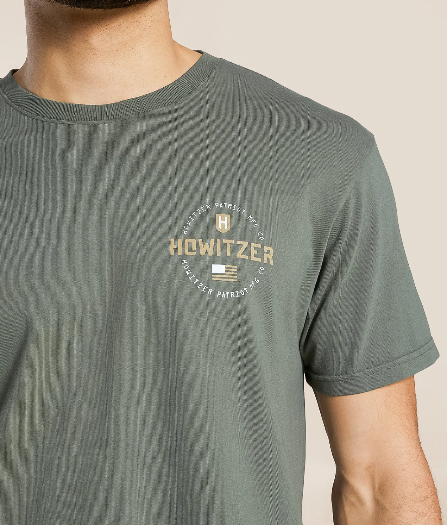 Howitzer Shield T-Shirt Balsam Green Outlet