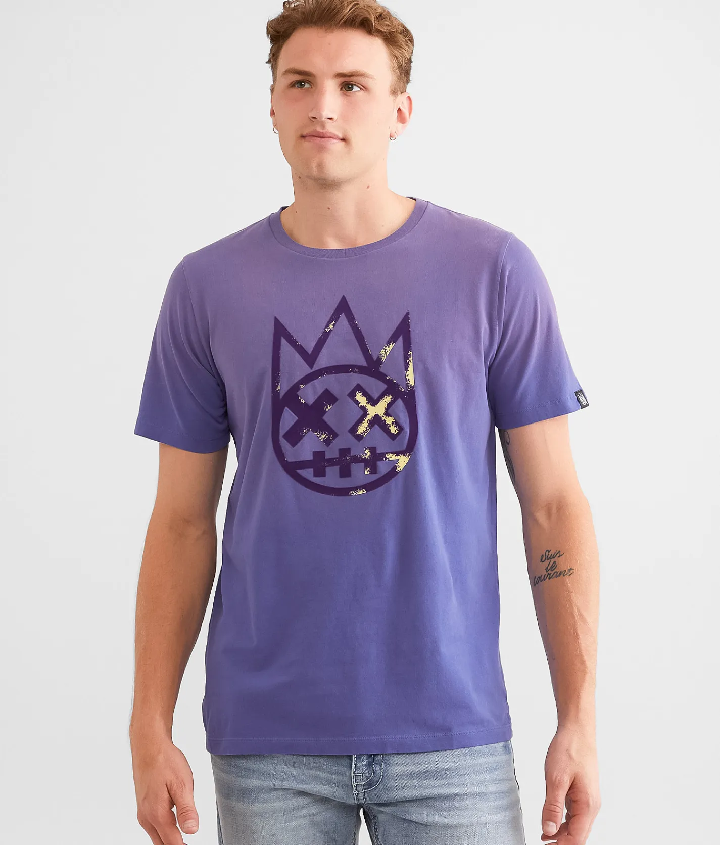 Graphic T-Shirts | Cult of Individuality Shimuchan T-Shirt Vintage Purple