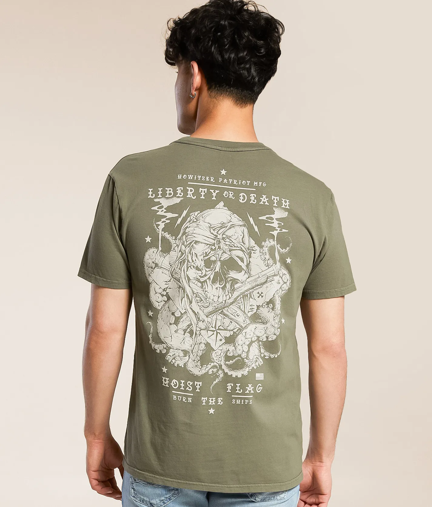 Howitzer Ships T-Shirt Moonmist Outlet