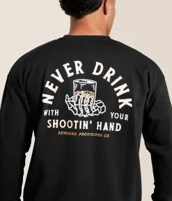 Tops | Sendero Provisions Co. Shootin' Hand Pullover Black