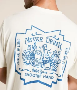 Graphic T-Shirts | Sendero Provisions Co. Shootin' Hand T-Shirt Vintage White