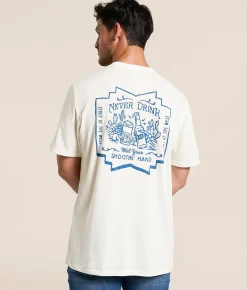 Graphic T-Shirts | Sendero Provisions Co. Shootin' Hand T-Shirt Vintage White