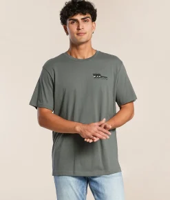 RVCA Shop Class T-Shirt Sage Leaf Sale