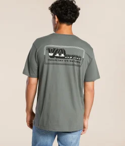 RVCA Shop Class T-Shirt Sage Leaf Sale