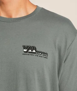 RVCA Shop Class T-Shirt Sage Leaf Sale