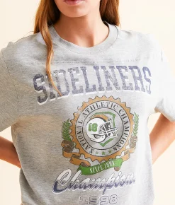DH Apparel Sideliners Champions 1998 T-Shirt Heathered Grey Outlet