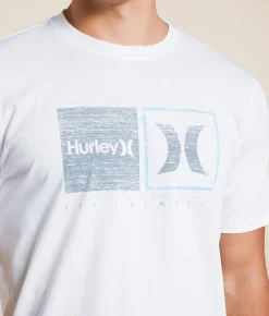Hurley Sidestack T-Shirt White New