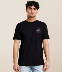 Freedom Ranch Siempe Fuerte T-Shirt Black New