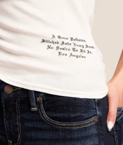 Tops | Rock Revival Signature Shine Tank Top White