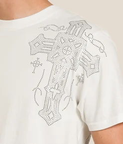 Tops|Graphic T-Shirts | Affliction Silent Elegy T-Shirt Antique White