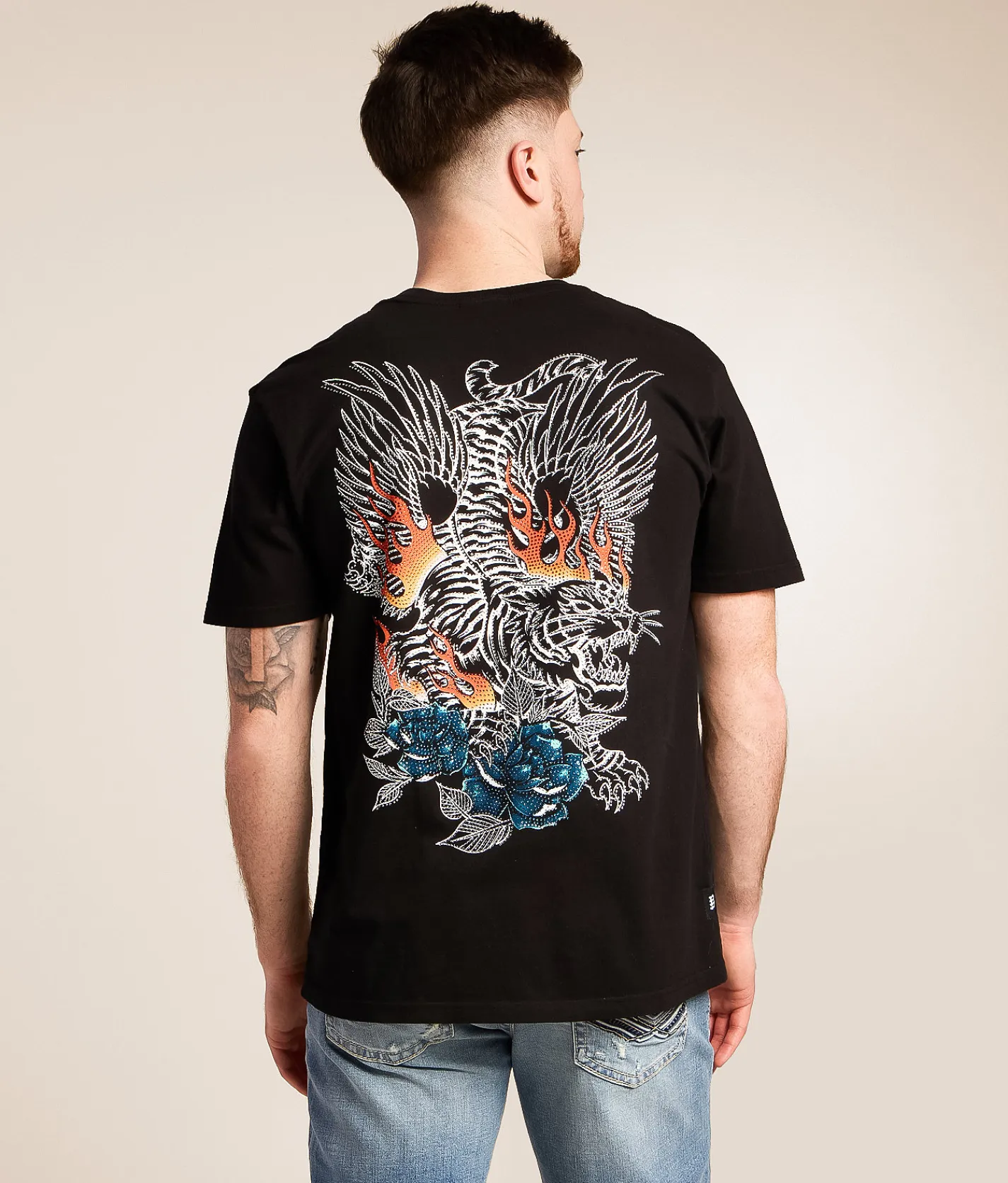 Affliction Silent Stalk T-Shirt Black Discount