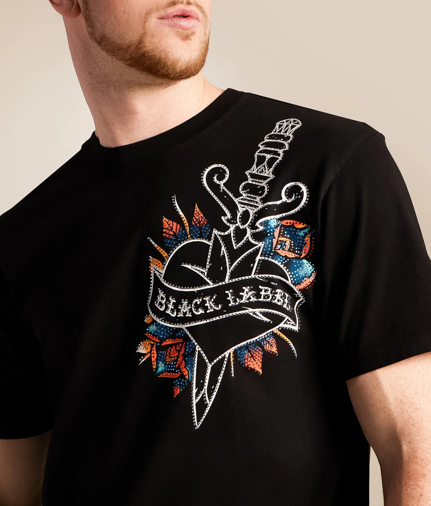 Affliction Silent Stalk T-Shirt Black Discount