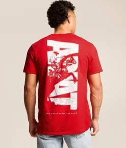 Tops|Graphic T-Shirts | Ariat Silo Charge T-Shirt Redline