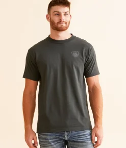 Graphic T-Shirts | Rock Revival Silo T-Shirt Black