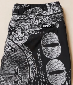 PSD Silver Bands Stretch Swim Trunks Multi Clearance