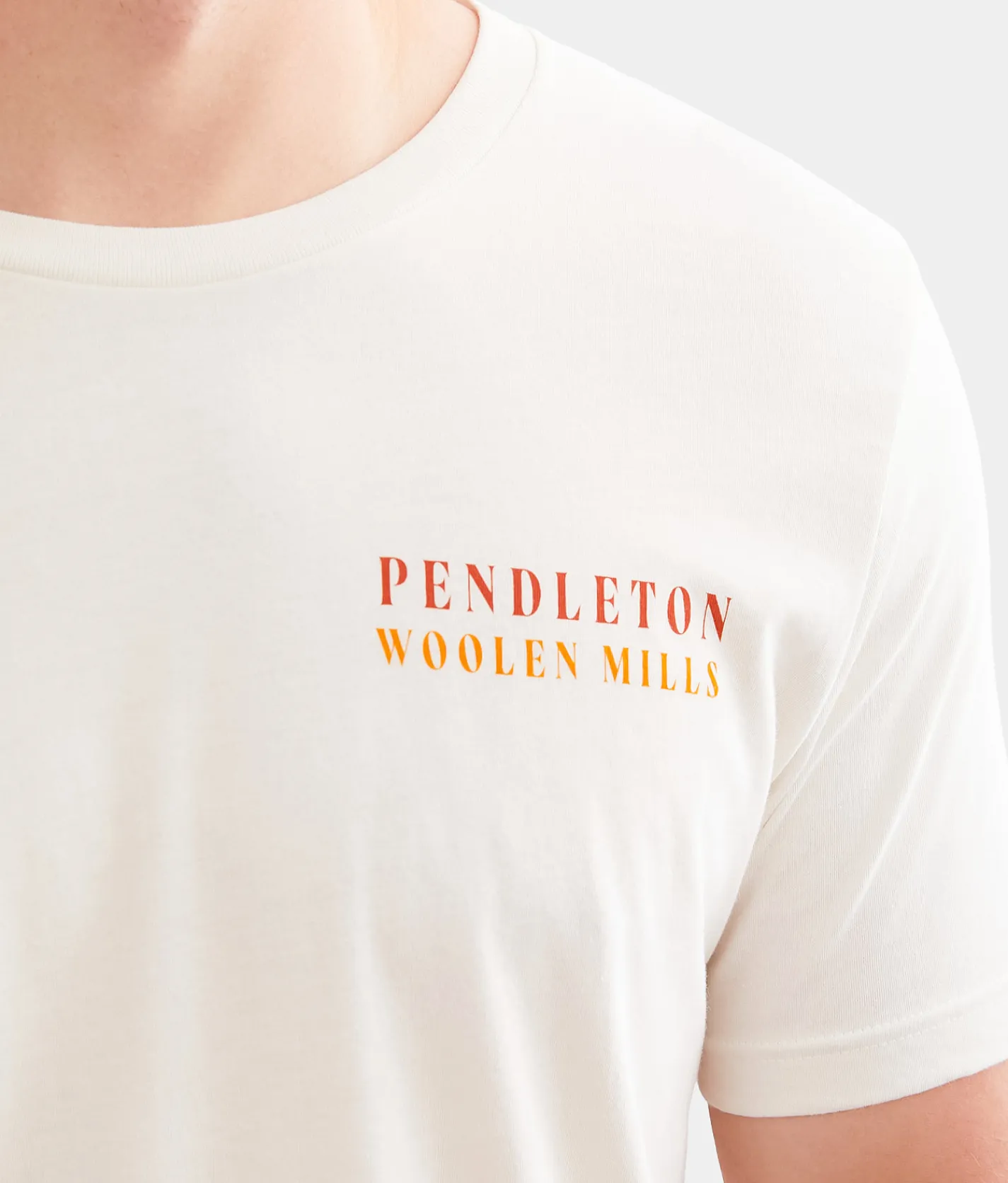 Pendleton Silver Bark T-Shirt Vintage White