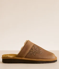 Shoes | Ariat Silversmith Exotic Leather Slipper Distressed Brown