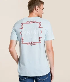 Ariat Simple Line Rancher T-Shirt Quiet Tide
