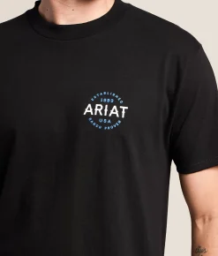 Ariat Simple Line Rancher T-Shirt Black Best