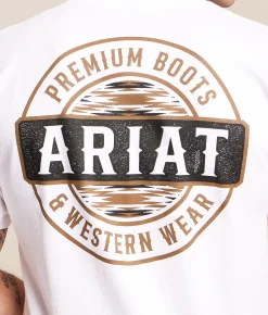 Graphic T-Shirts | Ariat Simple Serape Western T-Shirt White