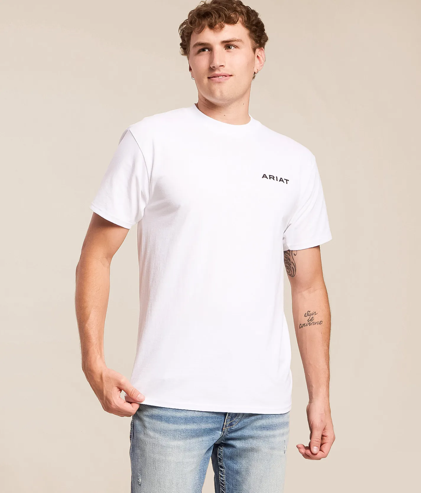 Graphic T-Shirts | Ariat Simple Serape Western T-Shirt White