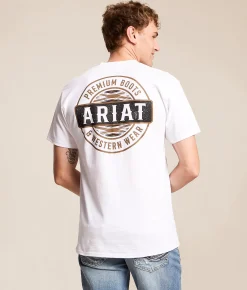 Ariat Simple Serape Western T-Shirt White