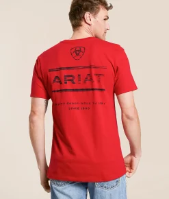 Ariat Simple Wooden Last T-Shirt Silver Birch New
