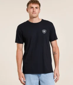Ariat Simple Wooden Last T-Shirt Black Hot